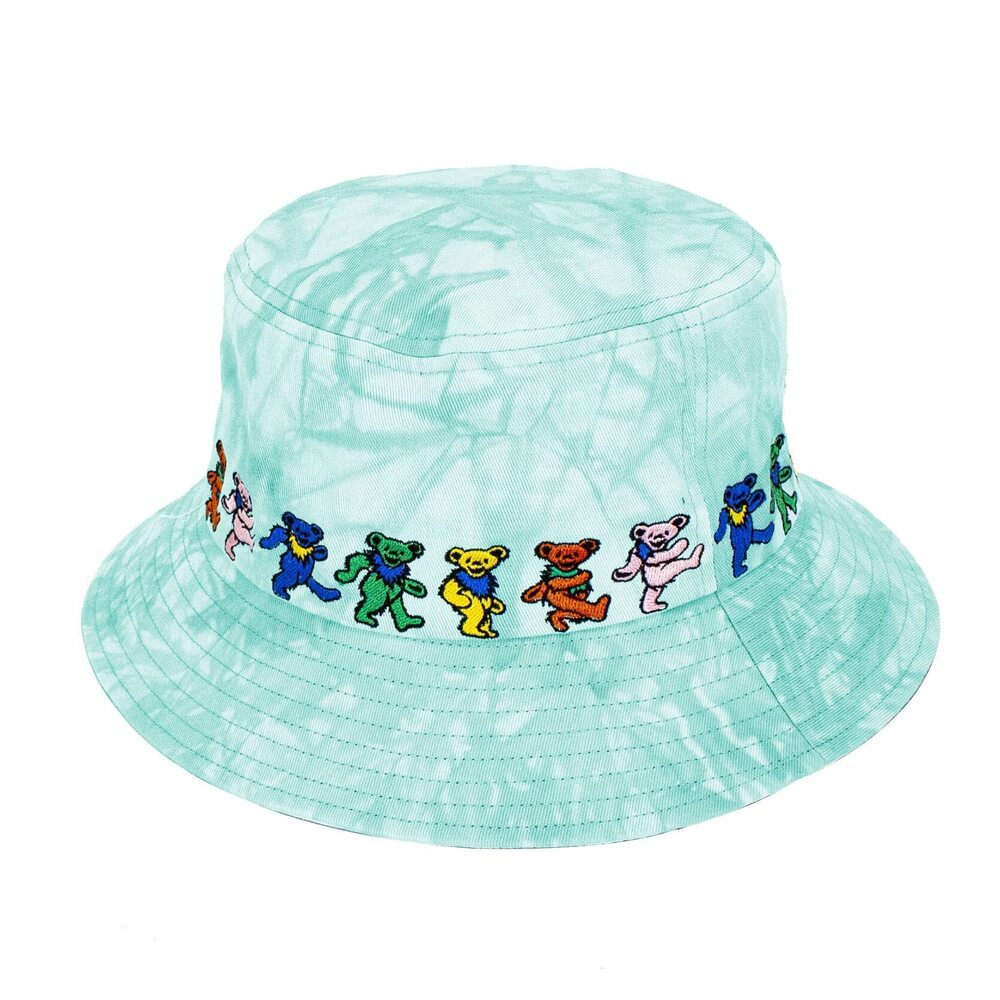 1366 Grateful Dead Bucket Hat Aqua, Bucket